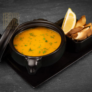Yellow lentil soup