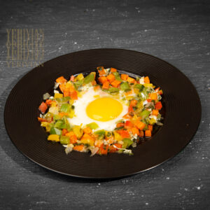 Armenian eggs with vegetables